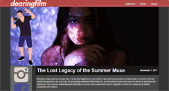 Desktop Screenshot of dearingfilm.com
