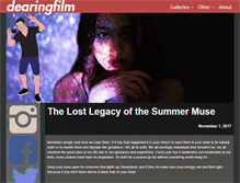 Tablet Screenshot of dearingfilm.com
